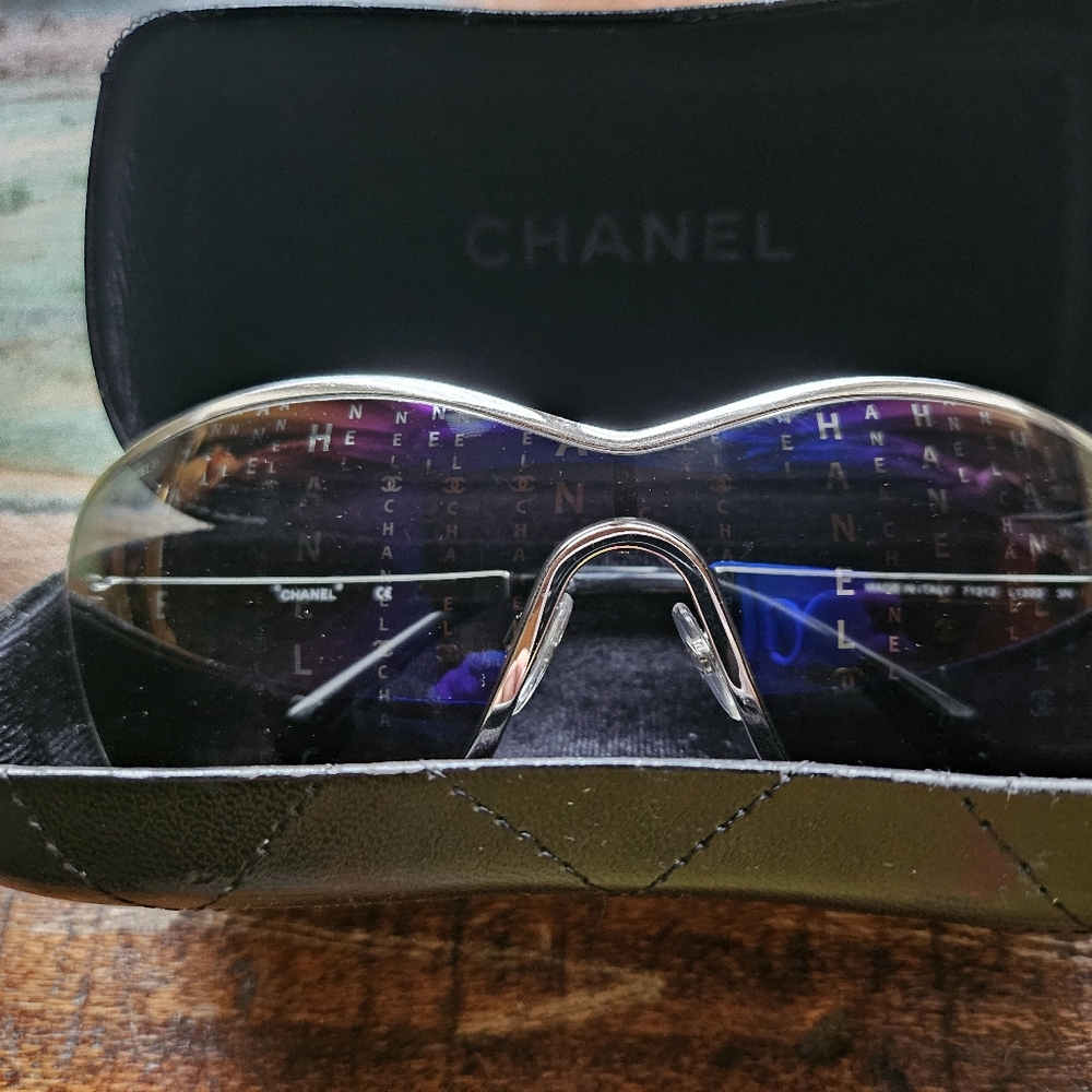 Rare Chanel Shield Runway Sunglasses